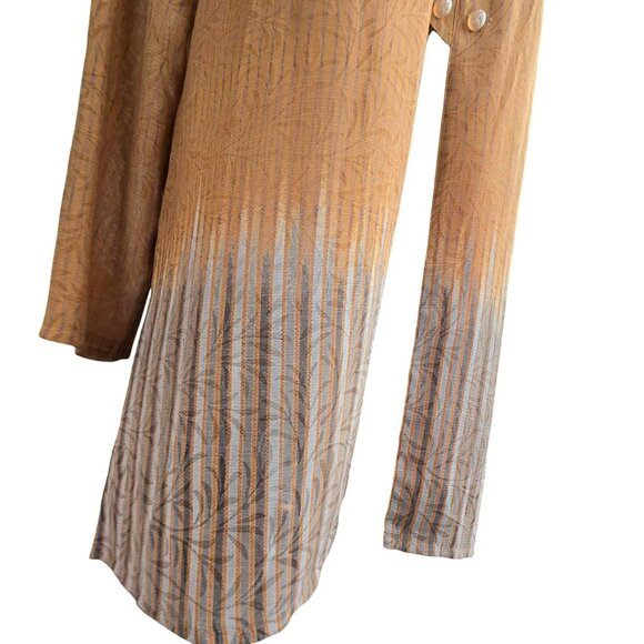 Gianni Lo Giadice Milano Sz 40 Long Sleeve Textured Jacket Button Closure HS163 - Picture 4 of 13